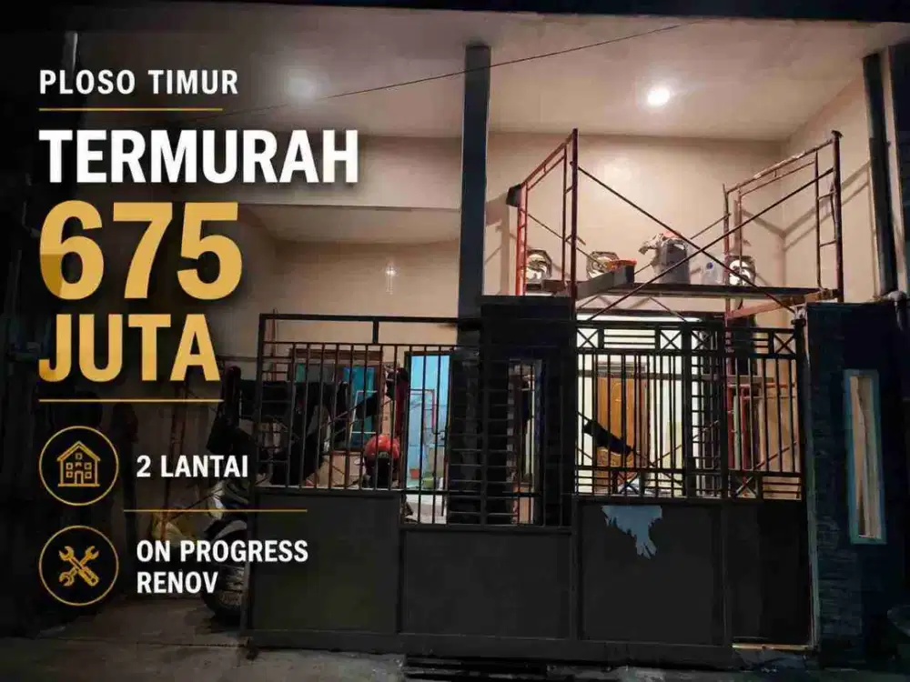On Progress Renov‼️Rumah Ploso Timur 2 Lantai