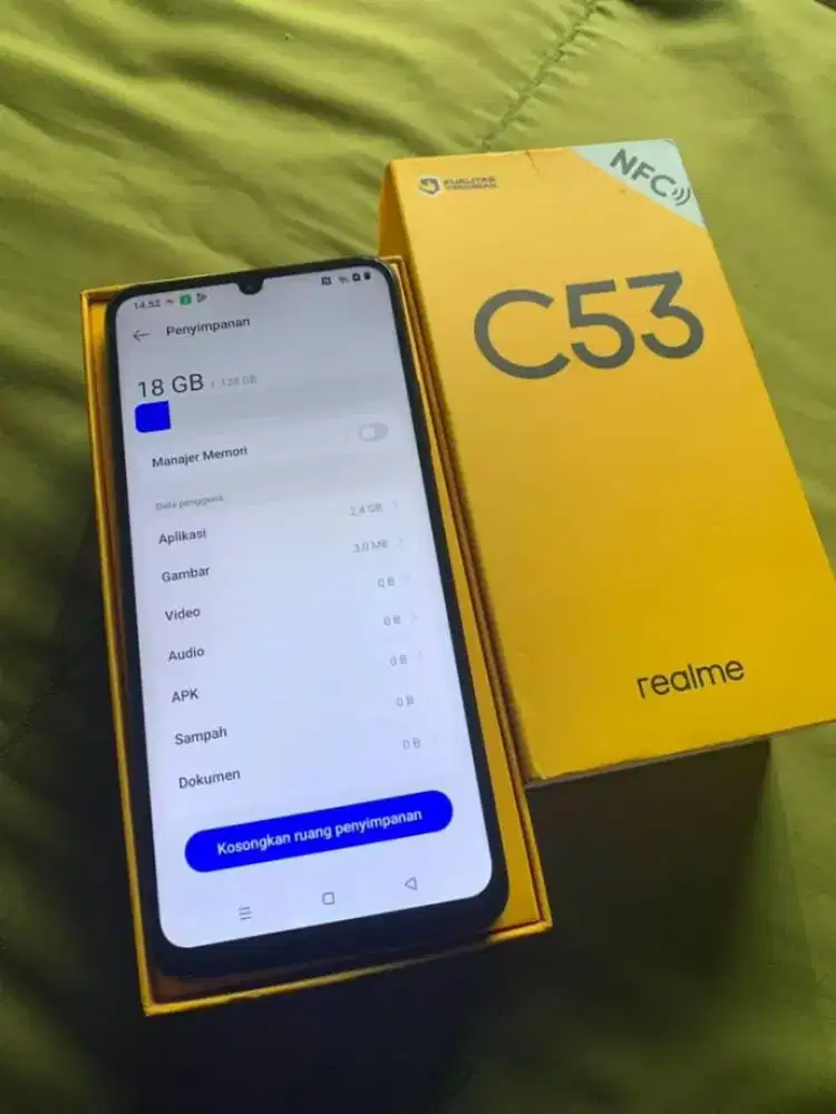 jual hp realme C53 kondisi mulus no minus full set