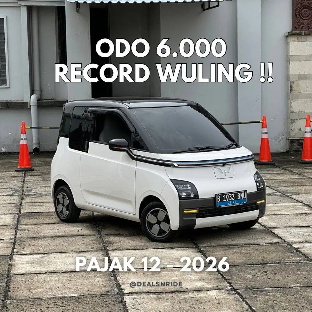 LIKE NEW !! ODO 6.000 PAJAK 12/2026 WULING AIR EV LONG RANGE 2024
