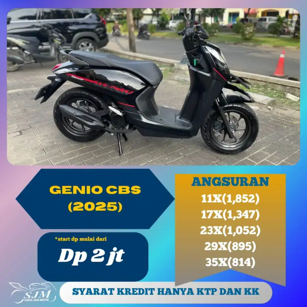 Genio CBS 2025 Pajak Panjang
