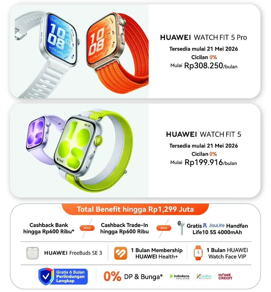 Cicilan Huawi Watch Fit5