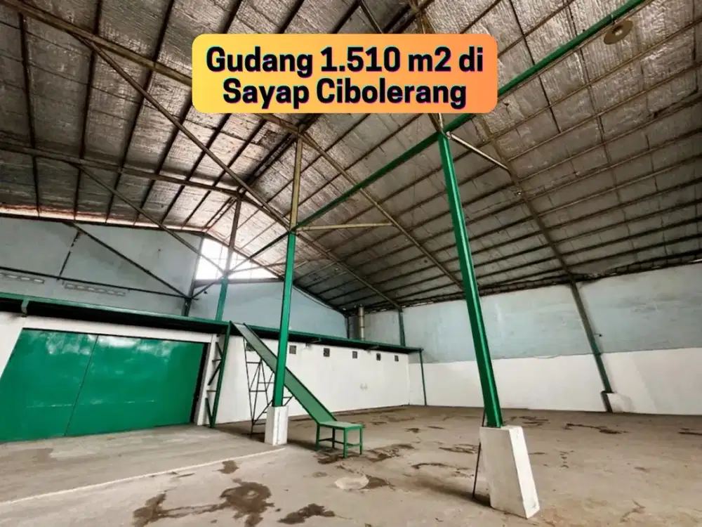 Dijual / Disewakan Gudang Strategis Kawasan Industri Sayap Cibolerang – Bandung Kulon LT 1.510 m² | LB 1.500 m² | Siap Pakai | SHM On Hand