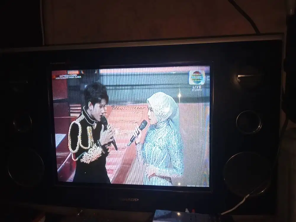 Jual tv sharp alexander 21 in bgus siap pake
