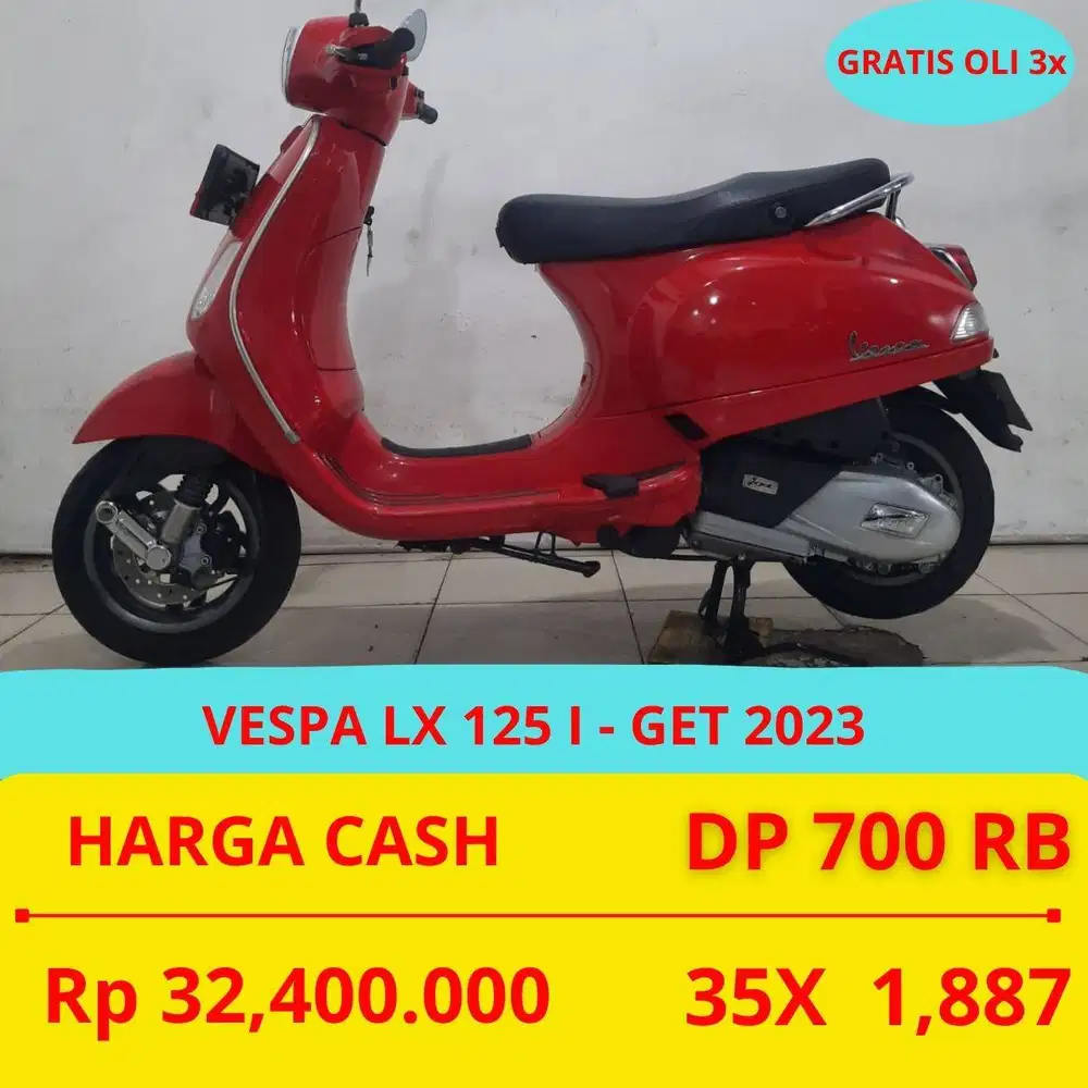 VESPA LX 125 I - GET 2023 DP MURAH 700 RIBU GUYS