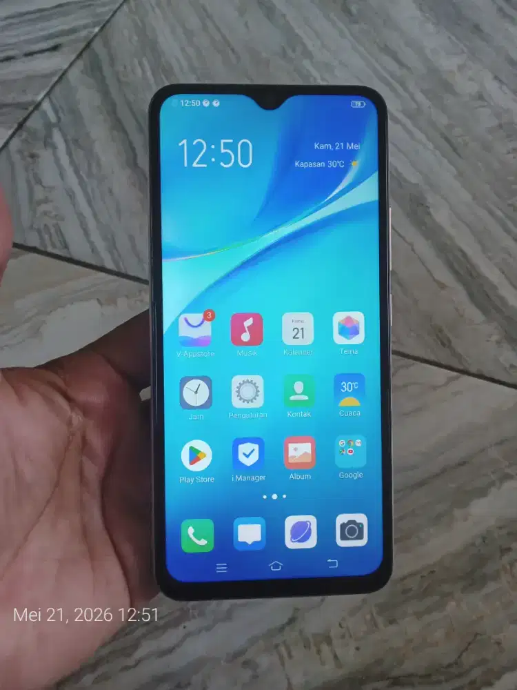Vivo Y19 ram 8/256gb mulus dan normal