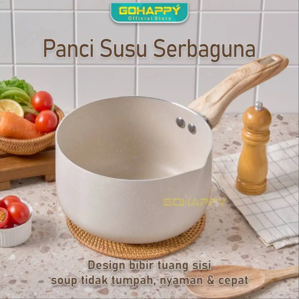 SAUCE PAN 16 CM Venice Milk Pot Anti Lengket Garansi Original Premium