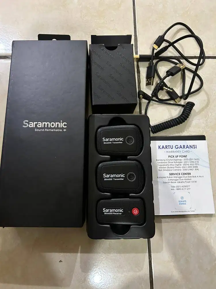 Saramonic Blink 500 B2 (2TX+RX) Mini Dual Channel Wireless Mic System