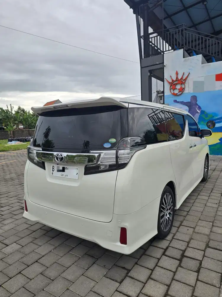 VELLFIRE 2.5 ZG TAHUN 2015 LOW KM 53RB. RECORD DAN SUPER
