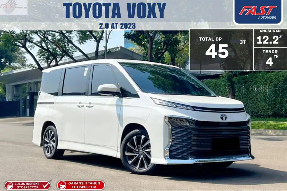 KM 18RB NEW MODEL TANGAN PERTAMA PAJAK PNJG TOYOTA VOXY 2023 2.0 AT