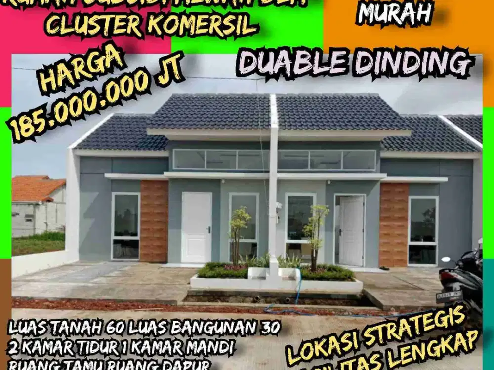 Yg Minat Rumah Subsidi Mewah dan Strategis ada di Cluster Griya Artha SukaSari Residence