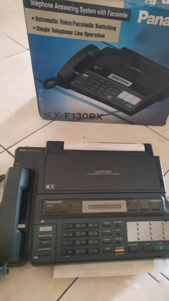 Telp faksimlie panasonic