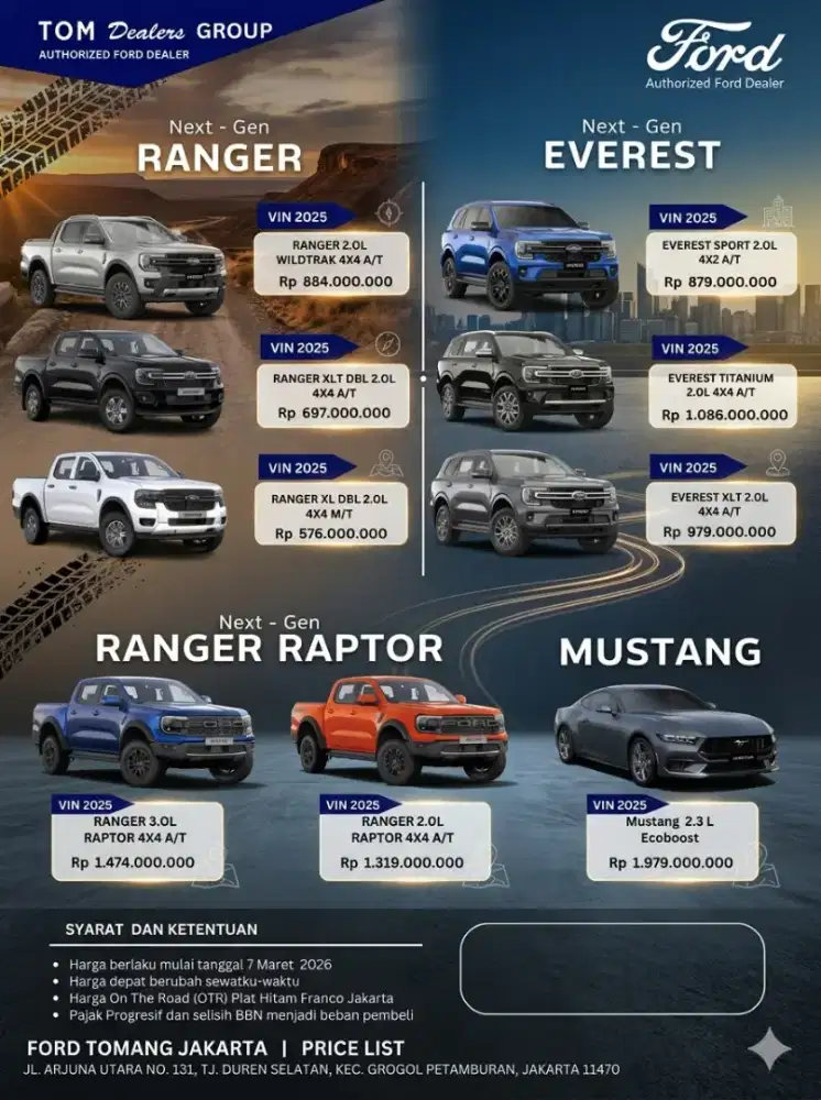 Ford Everest Titanium 4x4 2.0L Diesel