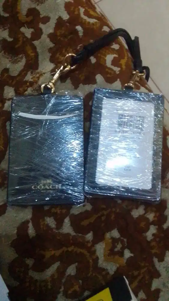 Coach ID Lanyard Black Original