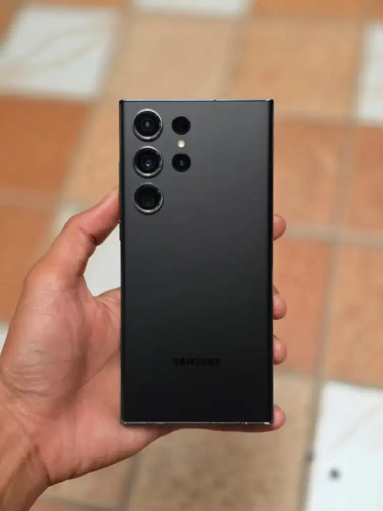 Samsung S23 Ultra 12/512GB Sein Resmi Black Lengkap