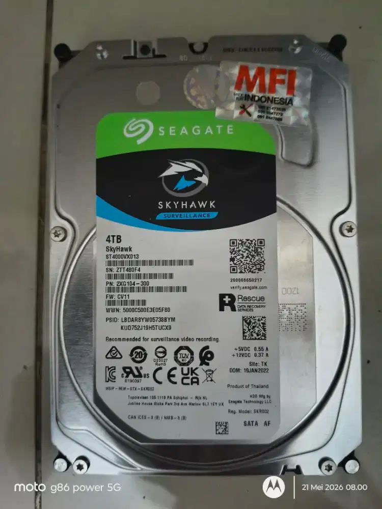 HD CCTV Seagate 4 TB