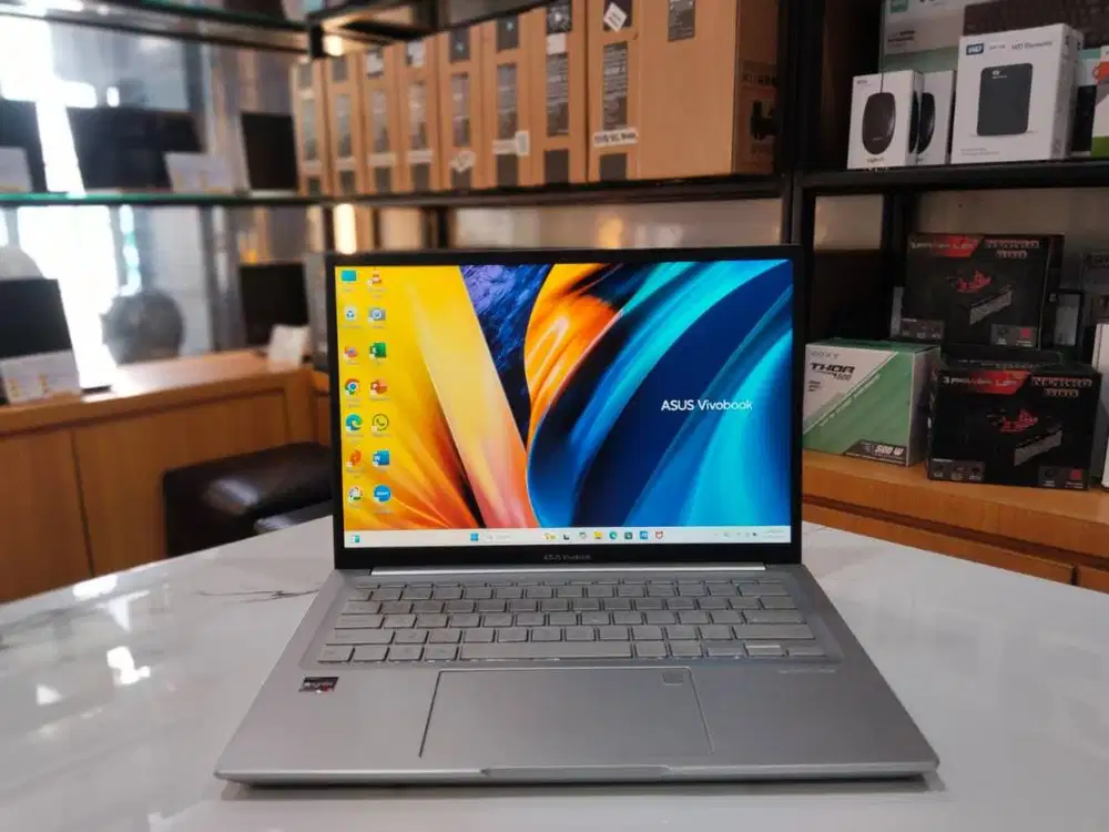 SALE! ASUS VIVOBOOK M1403Q RYZEN 5-5600H/RAM 8GB/SSD 512GB/14 INCH FHD