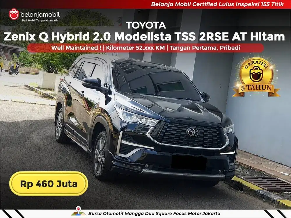 [BERGARANSI] Toyota Innova Zenix Q Hybrid Modelista TSS 2RSE 2023/2024