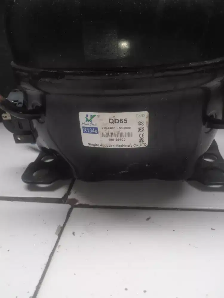 kulkas kompresor huajun QD65 R134a mantap