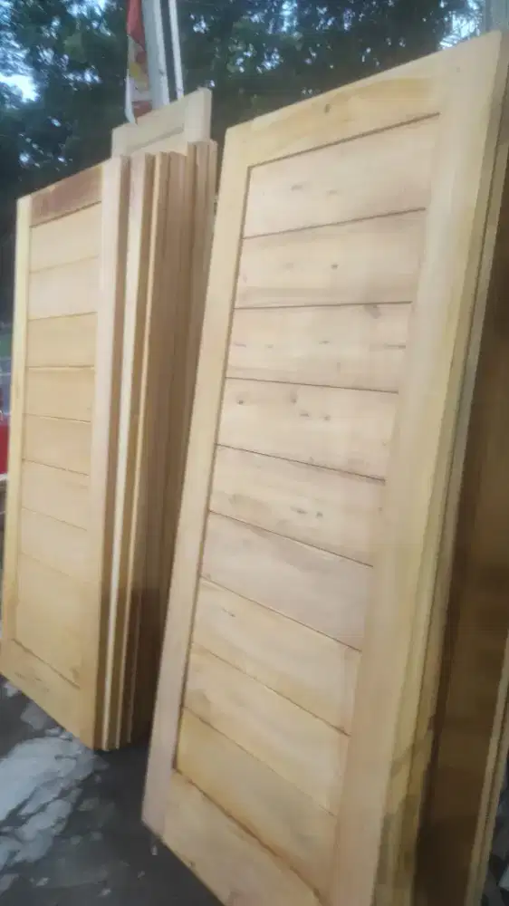 Jual kuzen pintu jati mahoni dan lain lain