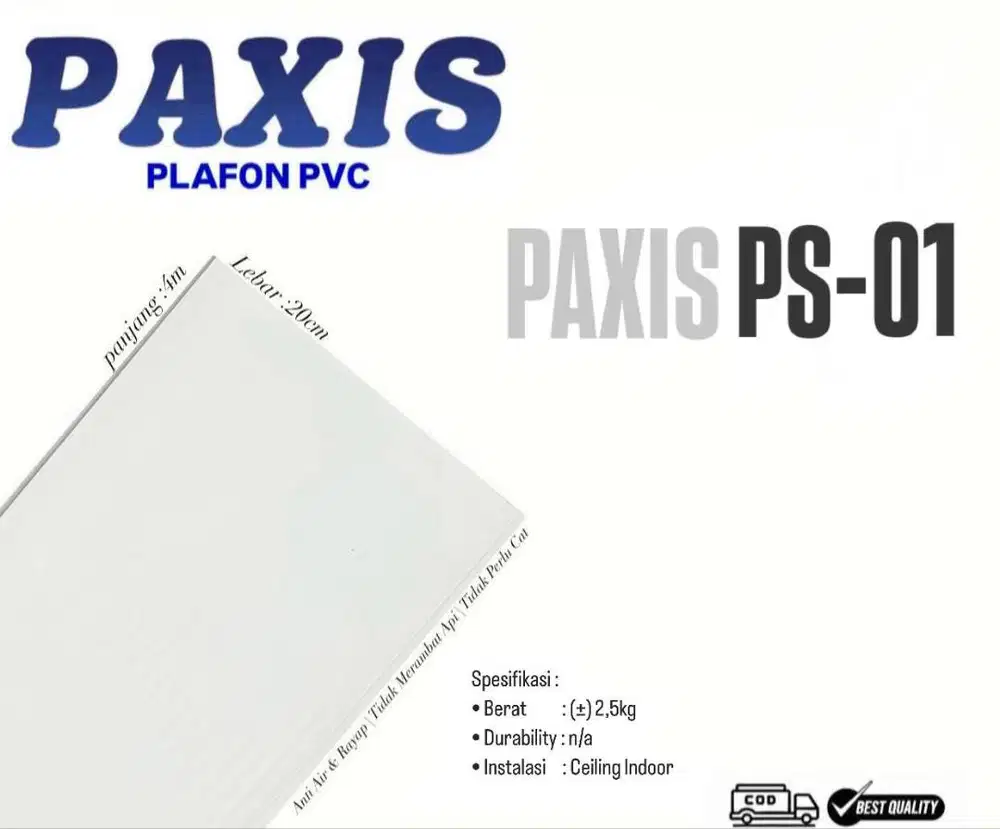 Paxis Plavon PVC kode : PS.01L