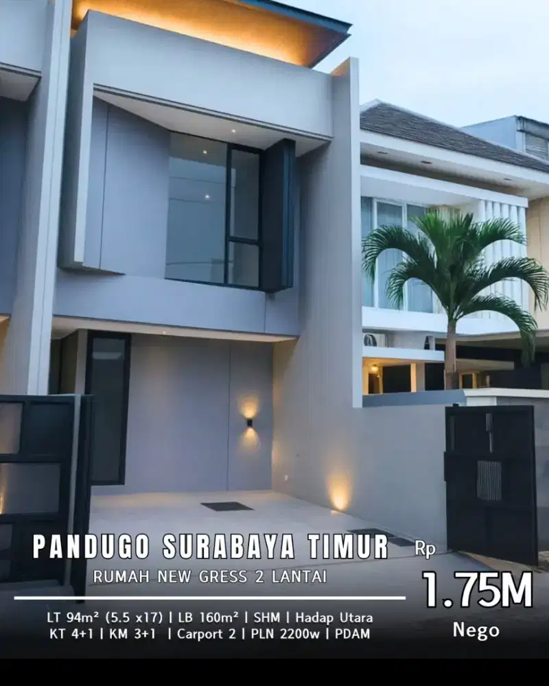 HOT NEW HOME
Pandugo Sby Timur*