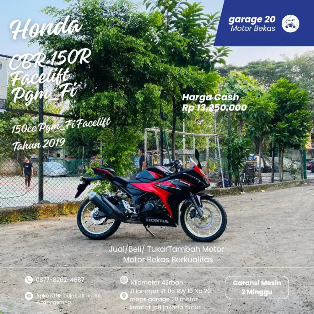 Honda CBR 150R Facelift Pgm_Fi Tahun 2019