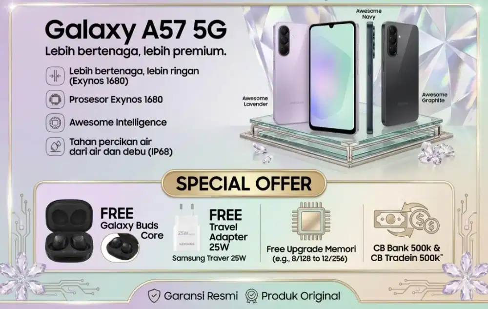 GALAXY A57 CUKUP TAMBAH 2JTAN AJAAA