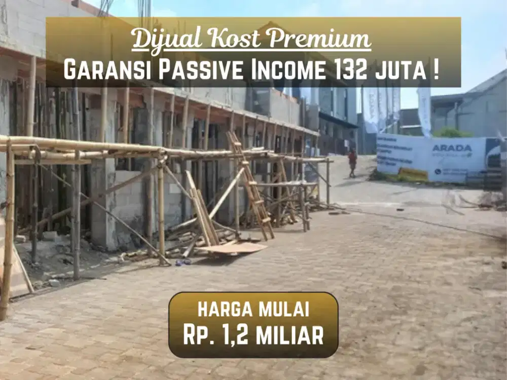 Full Furnished Kos Kosan Dijual Lebar Jalan 6 Meter 5 Menit Kampus Brawijaya Malang
