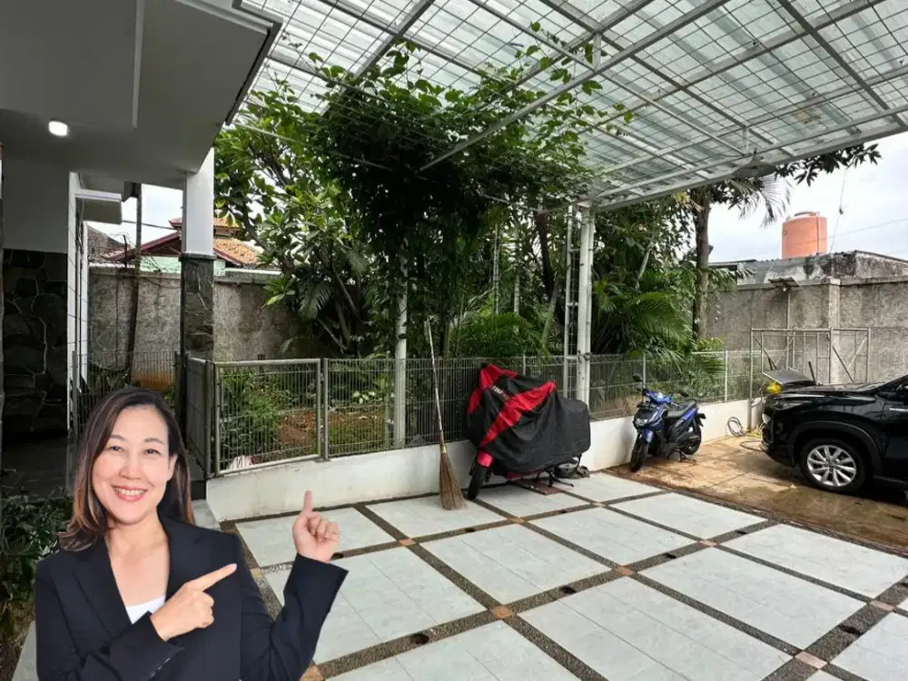 Rumah Asri Cluster Palem Residence di Pondok Bambu Jakarta Timur