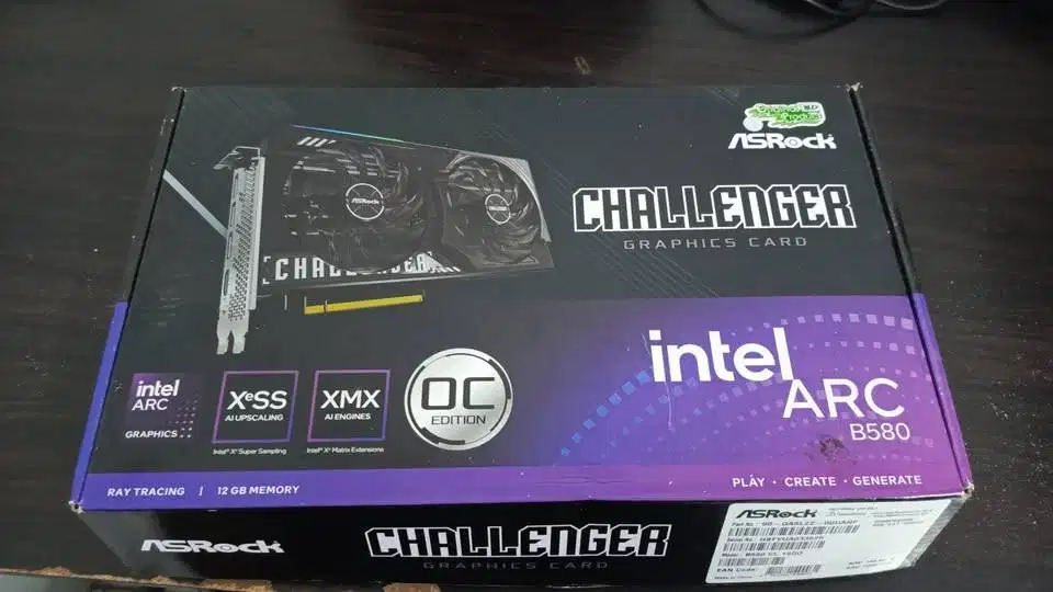 VGA ASRock Intel ARC B580 12GB OC
