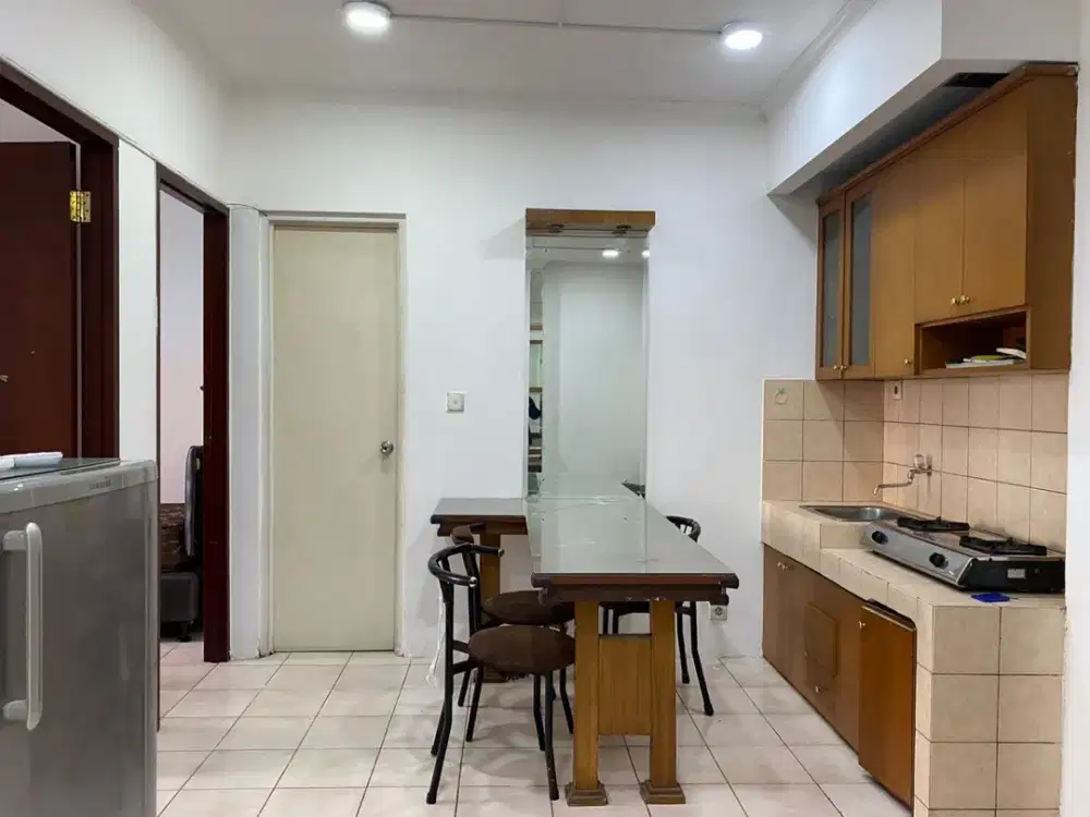 2 kamar furnish lantai rendah SIAP HUNI Apt.Mediterania Garden Res 1 Tanjung Duren