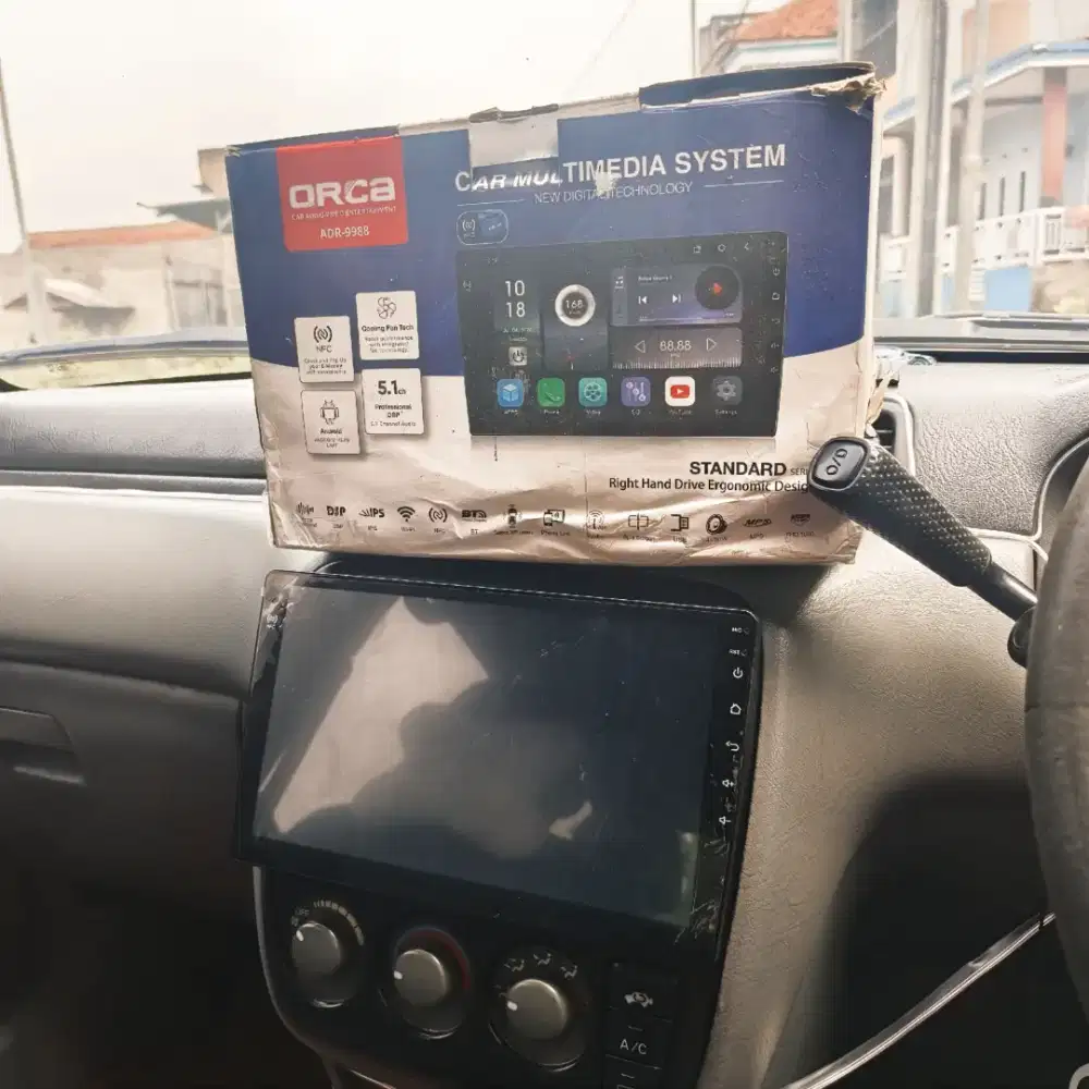 Headunit orca adr-9888 128gb 10 inch standard android auto carplay