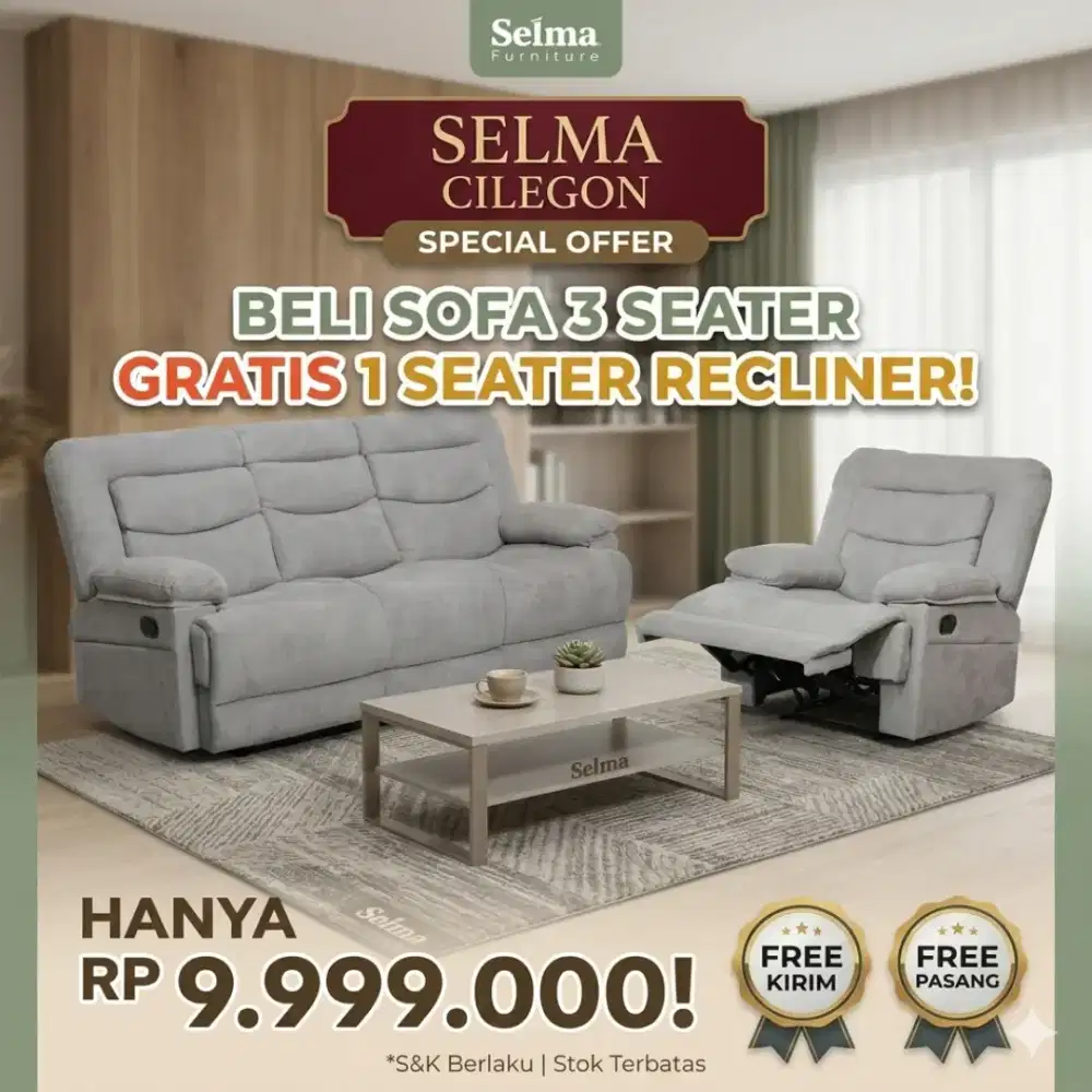 Sofa Recliner 3 Seater
