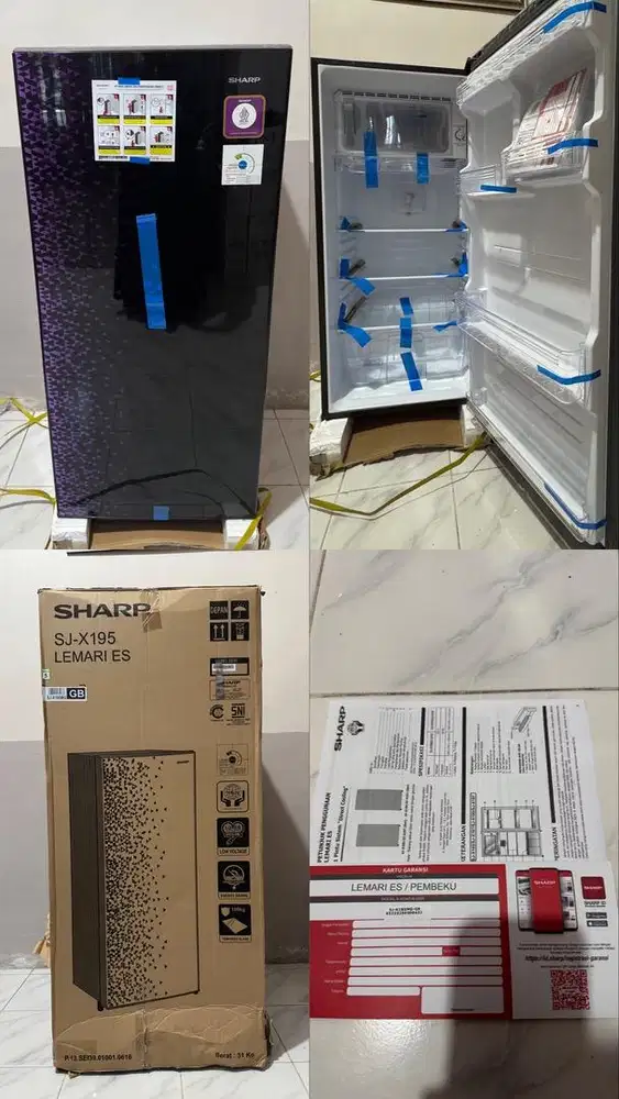 KULKAS 1 PINTU SHARP SJ-X195