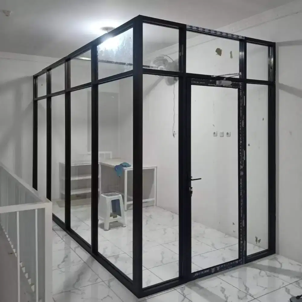 Pintu alumunium,sekat kaca,partisi gibsum