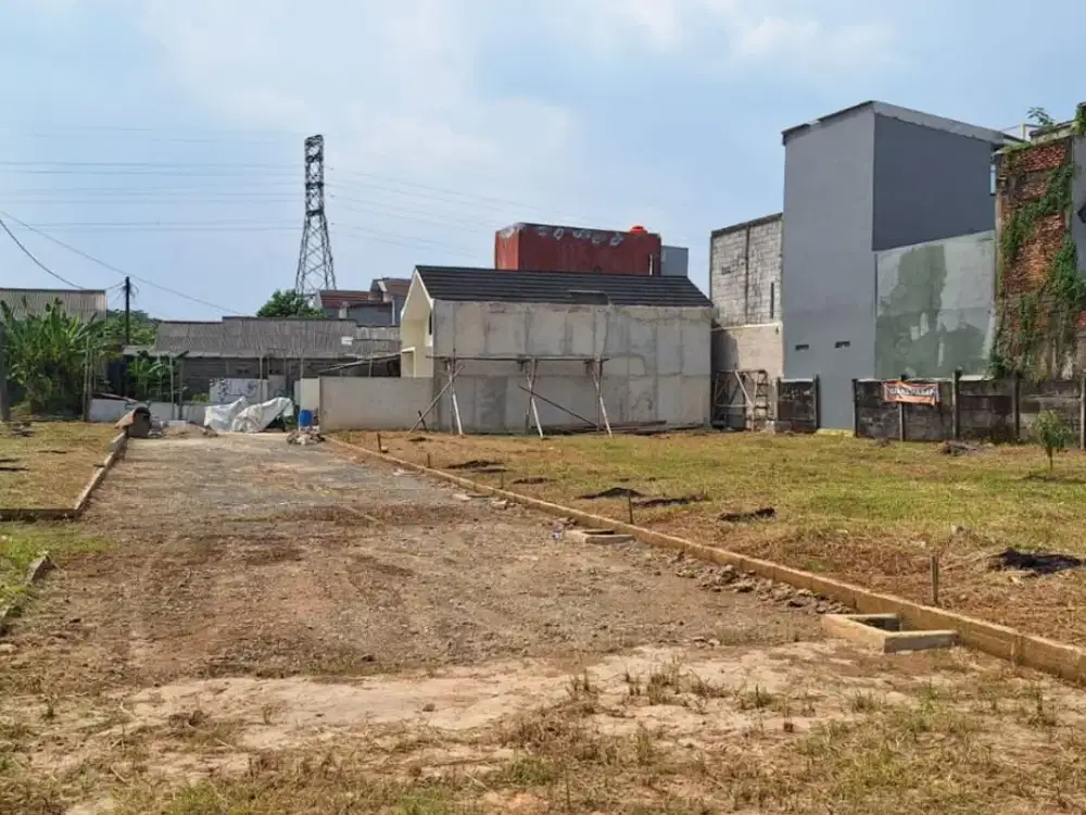 Tanah Kavling Area Perumahan - SHM 200Jtan - 8 Menit Grand Wisata