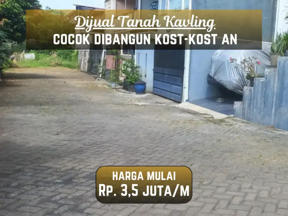 Row Jalan 6 Meter Jual Kavling Cocok Bangun Kos Kosan 5 Menit Kampus Brawijaya Malang