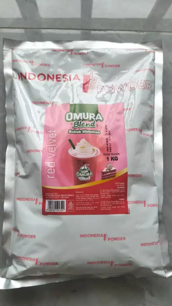 Dijual Bubuk Minuman Kemasan 1 Kg  Es Kekinian Omura
