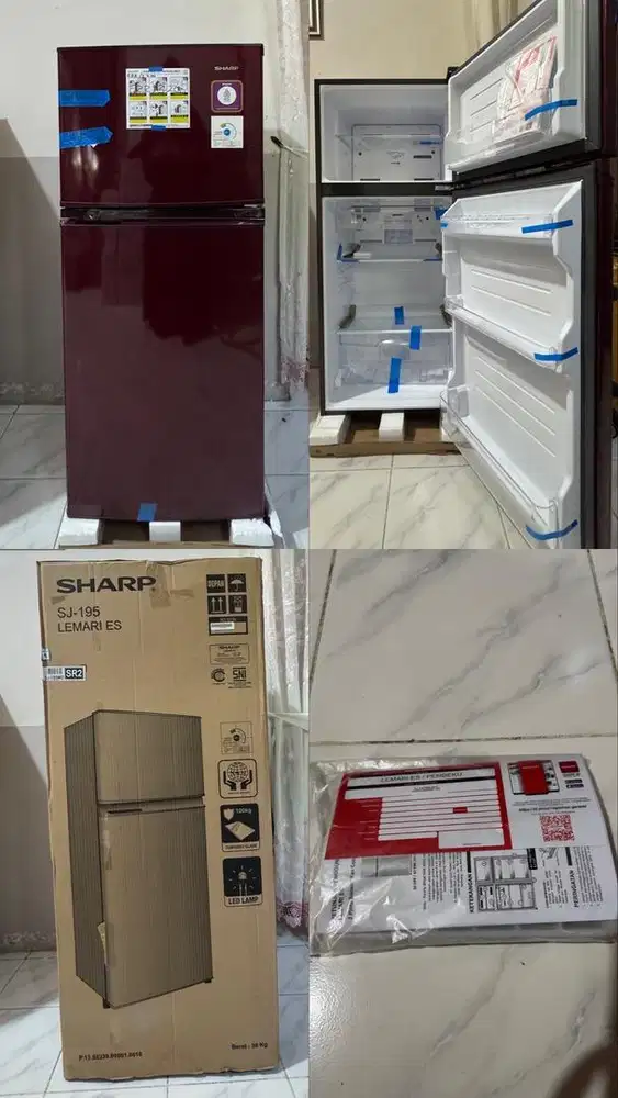 KULKAS 2 PINTU SHARP SJ-195