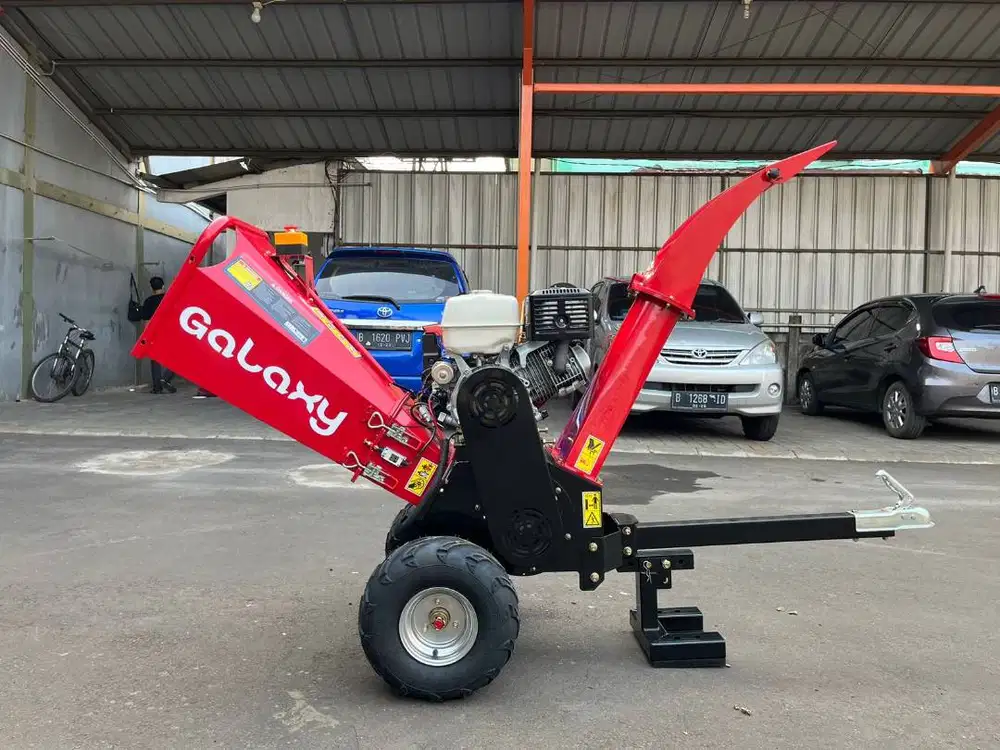 Mesin Cacah Batang Kayu Wood Chipper GALAXY GS120 Engine Honda 13 HP