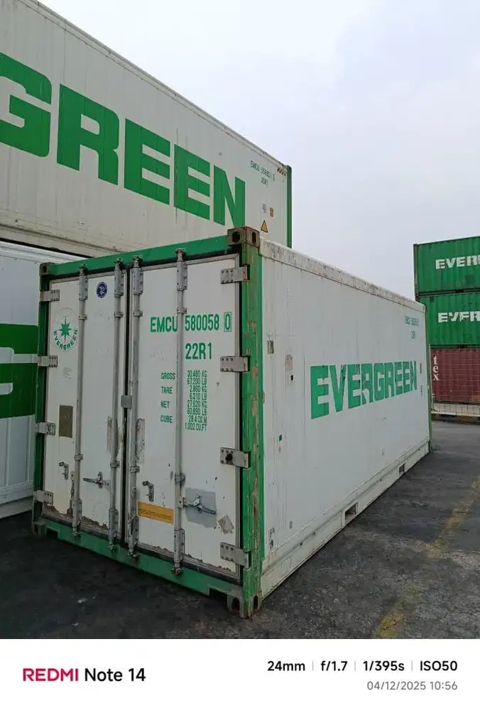 Container 20feet Riffer kondisi bagus siap pakai