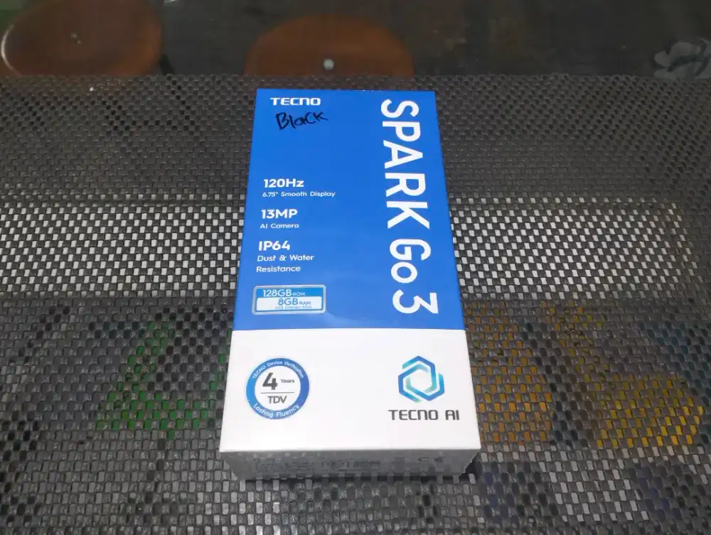 Tecno Spark Go 3. Ram 8gb(4+4). Internal 128gb. Kondisi baru.