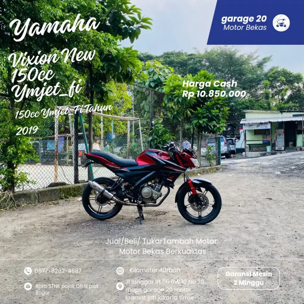 Yamaha All New Vixion 150cc Ymjet-Fi Tahun 2019