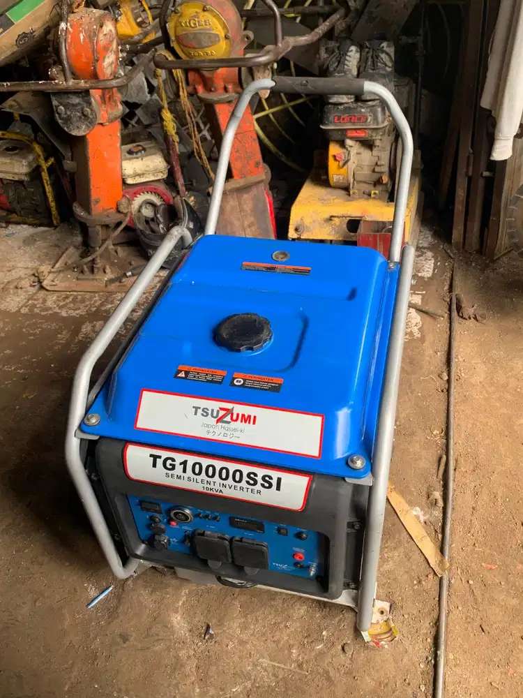 Jual Mesin Genset Tsuzumi Oupput 8000WATT Kondisi Gress Siap Kerja
