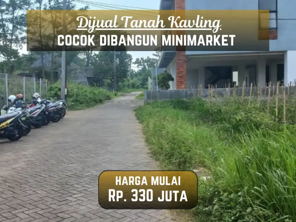 SHM Split Cocok Dibangun Minimarket Tanah Dijual 5 Menit Universitas Terbuka Malang