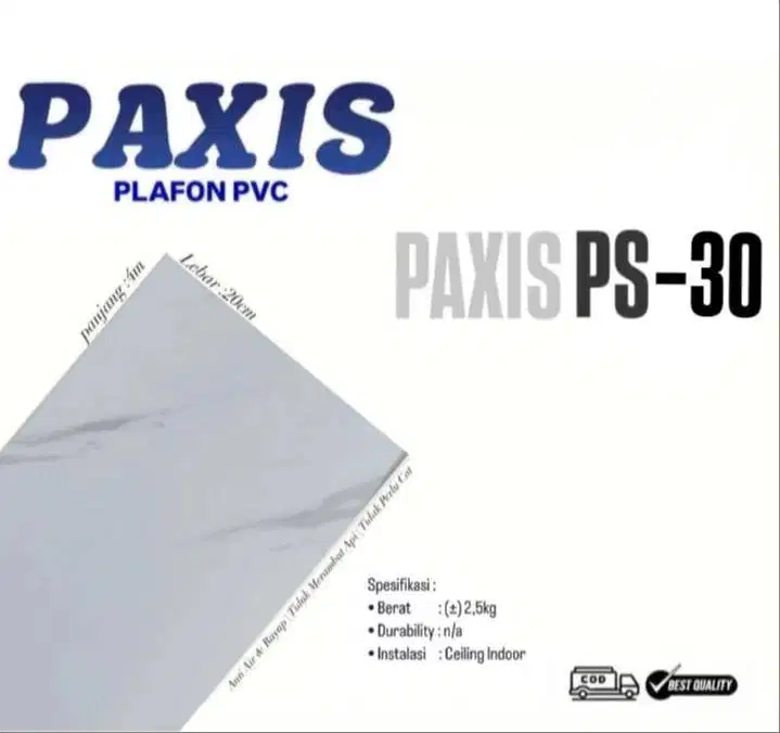Paxis Plafon PVC kode : PS.30L