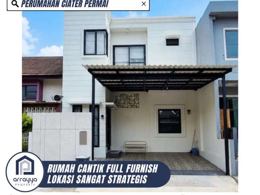 DIJUAL RUMAH CANTIK MINIMALIS BARU DIRENOVASI DI CIATER PERMAI DEKAT BSD CITY (HR43)