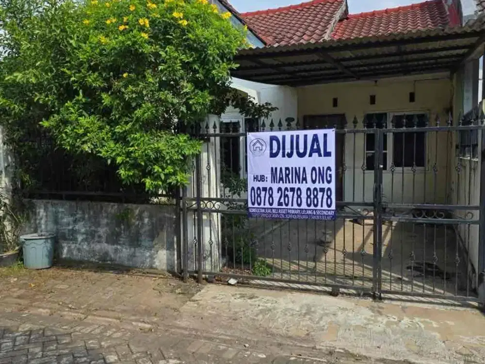 DIJUAL RUMAH HITUNG TANAH AJA 10 MENIT DARI BANDARA SOETTA DI DUTA GARDEN
