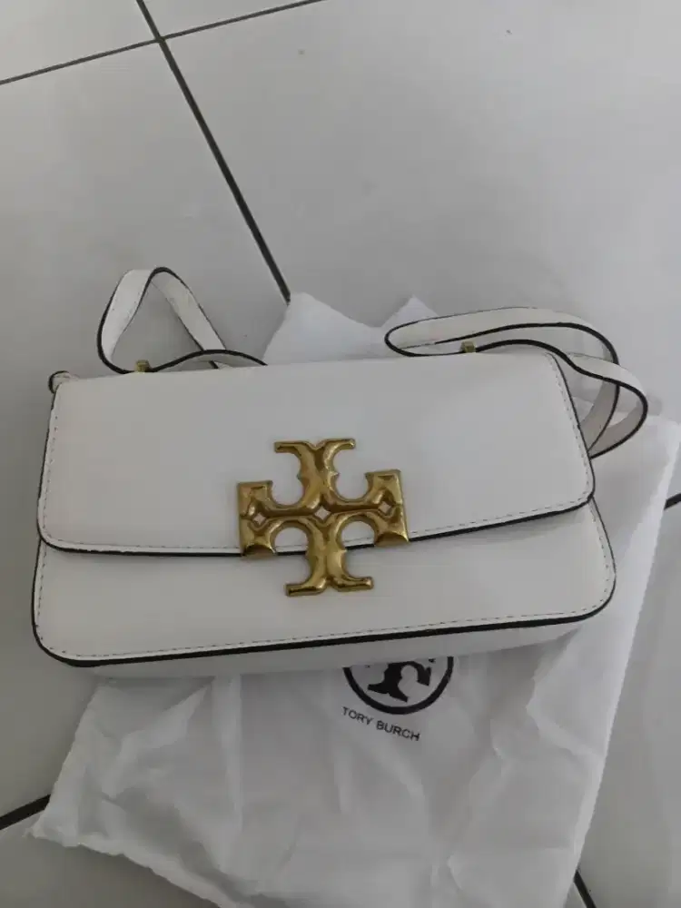 BU WTS Tory Burch mirror Premium, kondisi 90% baik , Warna Cream White