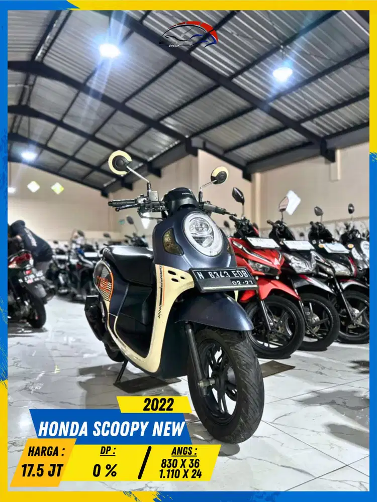 HONDA SCOOPY NEW 2022 NEGO MASZEHH HIKMAH MOTOR KEPUH MALANG